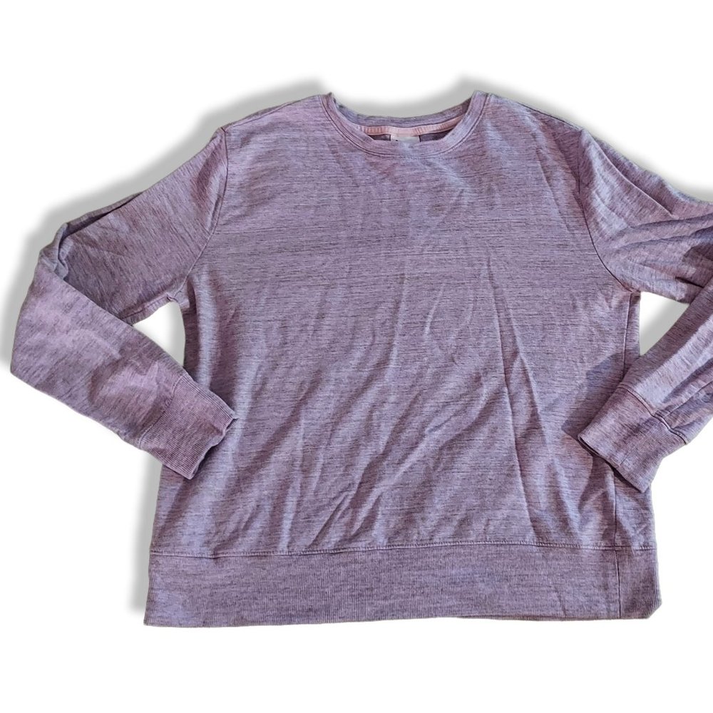 Subtle Pink Sweatshirt, Long Sleeve, Women's